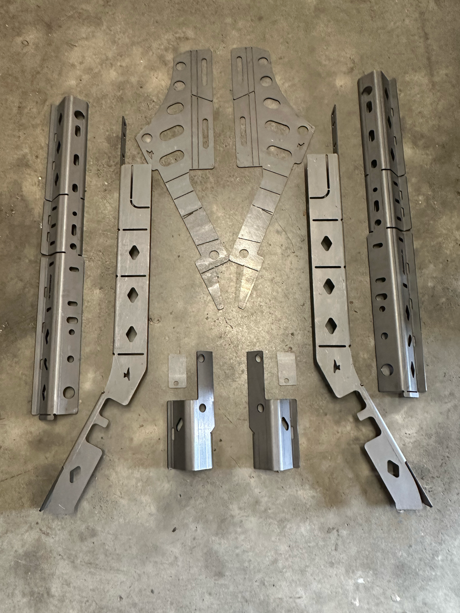 Stiffener Frame Home › XJ Frame Stiffeners - Full Kit