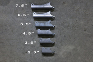 Selectable Length Shock mounts.